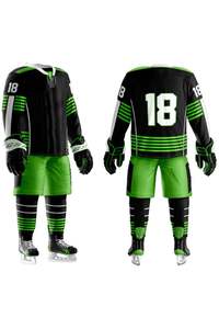 Maillot de Hockey sur glace sur mesure coque et chaussettes uniforme de Hockey sur glace sublimation avec votre logo personnalisé - Product Image 5