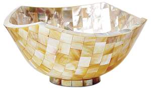 Nouveau design MOP bol fait à la main en nacre incrustation poignée bol cadeau pour la vaisselle meilleure qualité nacre bol - Product Image 5