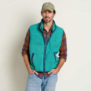 Best Quality Fleece Vest For Men's Custom Breathable Outdoor Winter Wear Fleece Vest - Product Image 1