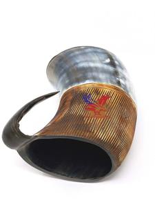 Jarra Vikinga de Cuerno Pulido de Primera Calidad para Hidromiel y Cerveza - Product Image 3