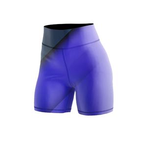 Pantalones cortos de motorista de entrenamiento para mujer totalmente sublimados con bolsillos laterales pantalones cortos de botín con bolsillos en la cintura pantalones cortos de gimnasio de elevación pantalones de Yoga - Product Image 1