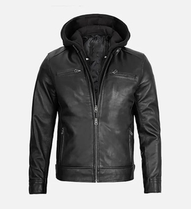 Veste en cuir de vachette de qualité supérieure pour hommes, veste en cuir PU conçue à la mode, vêtements pour hommes de haute qualité, nouvelle collection - Product Image 4