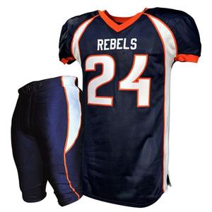 Uniforme personnalisé de football américain sublimé avec tissu antibactérien respirant à séchage rapide et option de taille supérieure - Product Image 6