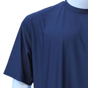 Tech Plus t-shirt d'entraînement surdimensionné marine Pro chemise d'entraînement Durable coupe ample t-shirt de gymnastique pour les athlètes grappling vêtements de fitness - Product Image 5