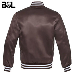 แจ็คเก็ตวาร์ซิตี้ผ้าซาตินไหมบางคุณภาพพรีเมียม |   แจ็คเก็ตเบสบอลแบบมีฮู้ดปักลายตามสั่งสำหรับขายส่ง พร้อมปักโลโก้และตัวอักษร - Product Image 6