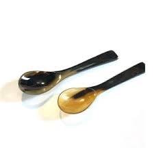 Cuchara de cuerno de búfalo natural artesanal - Product Image 5