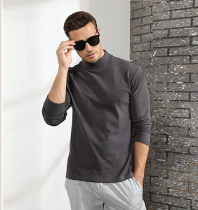 <b>Men's</b> T-Shirts 100% Bamboo Fiber Vintage <b>Animal</b> Print Slim Fit Long Sleeve Anti-Wrinkle High Quality Export Goods Bangladesh - Product Image 5