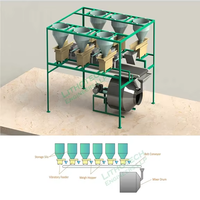 Unité de pesage et de mélange électrique automatique de haute précision, système de dosage en acier inoxydable de qualité alimentaire, capacité de 300 kg/h