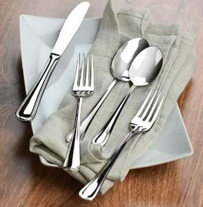 Ensemble de couverts en métal Couverts de designer pour les événements de mariage et les cadeaux d'affaires Caractéristiques durables - Product Image 4