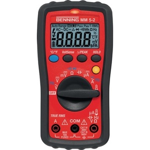 เบนนิ่ง MM 5-2 มัลติมิเตอร์ 0.1mV-600V AC/DC TRUE RMS - Product Image 1