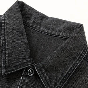 เสื้อกั๊กยีนส์แขนกุดสำหรับผู้ชายผ้าแคนวาสสำหรับฤดูหนาว - Product Image 3