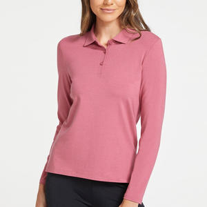 Precio económico Polo de mujer a la venta Fácil de usar y lavar Secado rápido Transpirable Cómodo para soportes Uso Polo de mujer - Product Image 6