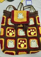 Tas Tekstil Katun Rajasthani Antik Portabel Pasokan Langsung Pabrik Rajutan, Hiasan Bunga Mutiara Berlian, Pegangan Lembut