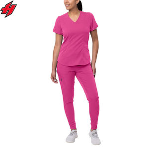 Hexaplus fabricants taille de couleur personnalisée gommages hommes infirmière uniforme arrête les uniformes hospitaliers médicaux extensibles - Product Image 1