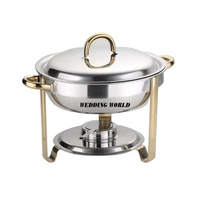 Plat de service en acier de qualité supérieure, poli brillant, fait main, écologique, design moderne, pour restaurant, chauffe-plats, vente chaude
