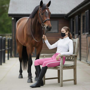 Pantalons d'équitation pour hommes à prix d'usine, avec genouillères, durables, pantalons d'équitation, pantalons d'entraînement, poches zippées - Product Image 4