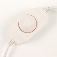 GL-DIM1002 haute qualité couleur unique lumière LED contrôleur de luminosité LED gradateur rotatif 12V 2A 24W bouton marche arrêt LED interrupteur de gradation