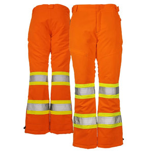 Pantalones de Trabajo de Alta Visibilidad para Hombre, Color Naranja, con Cinta Reflectante, para Construcción, Servicio OEM - Product Image 1