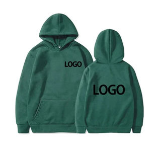 Sweat à capuche personnalisé zippé multi-poches vêtements de rue pour l'hiver sweat à capuche uni respirant en coton pour hommes de couleur unie sans cordon de serrage - Product Image 5