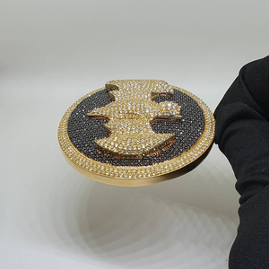 Pendentifs et breloques personnalisés de haute qualité en or massif plaqué or 14k 18k certifiés IGI, pendentif hip-hop glacé pour hommes - Product Image 2