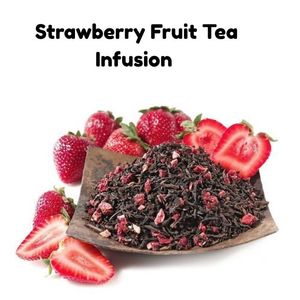 Thé à la fraise Genius Herbs, thé noir aromatisé naturellement pour la vente en gros, exportation, marque privée, boisson à base de plantes - Product Image 2