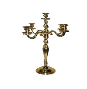 Candélabres hauts en aluminium et cuivre de haute qualité Candélabres dernier design pour la décoration de centres de table de mariage pour la décoration de bougies lumineuses - Product Image 1