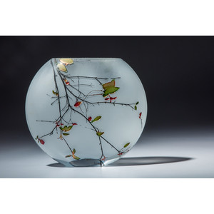 VMV1006 - Moon Bowl Vase - 5.4" - Product Image 6