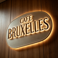 Lettres en métal rétroéclairées par LED 3D avec bandes LED, plaque acrylique personnalisée, logo, montage mural, publicité, salon, spa, décoration d'entreprise