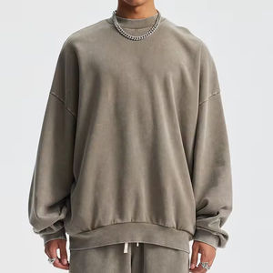 Sweat-shirt en coton biologique respirant pour homme 350 g/m² de haute qualité vierge pour impression DTF, DTG et broderie - Product Image 2