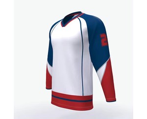 Uniforme de hockey sobre hielo impreso personalizado fabricado en Pakistán para adultos conjuntos de camisas de diseño propio con servicio OEM - Product Image 2