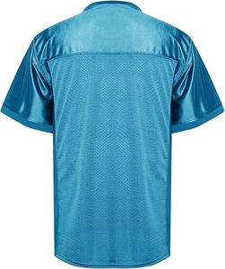 Ventes en gros de chemises respirantes en maille cousue et de maillots de football américain pour hommes, imprimés sur mesure, taille plus, maillot d'été - Product Image 4