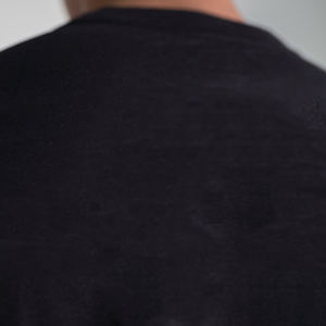 Camisetas de cuello redondo de algodón 100% para hombre, venta al por mayor de fábrica, etiqueta de lavado personalizada, manga corta, logotipo personalizado, patrón sólido de gran tamaño - Product Image 2