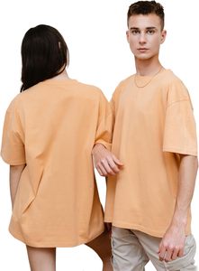 Venta al por mayor camiseta en blanco 100% algodón suelta fit camiseta streetwear fabricación de ropa hombres camiseta de gran tamaño para hombres - Product Image 2