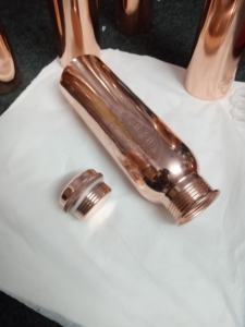 Matte Polish With Dual Tone Colour High Quality Copper Water Bottle <b>Drinkware</b> Bottle <b>Drinkware</b> Bottle Utility Items - Product Image 4