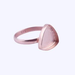 7-30 MM trillion forme pince tasse 925 en argent Sterling anneaux faits à la main en gros lunette réglage sans pierres précieuses trouver des bijoux - Product Image 5