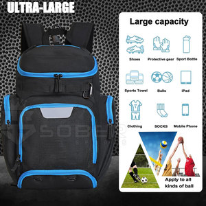 Nueva llegada Casual Cómoda Mochila de baloncesto Poliéster de calidad premium con función antirrobo USB - Product Image 4