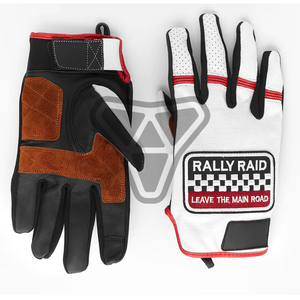 Guantes de Motocicleta de Cuero Transpirables, Guantes de Ciclismo para Motocicleta con Pantalla Táctil - Product Image 1