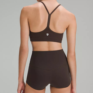 Vente en gros de soutien-gorge de sport personnalisé élégant pour femmes Gym Fitness Ensemble de soutien-gorge de sport une épaule respirant grande taille soutien-gorge de yoga antichoc - Product Image 2