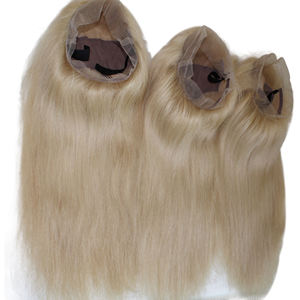 Perruque de cheveux humains vierges Offre Spéciale 100% Blonde 613 HD pour dentelle frontale attachée à la main vague naturelle droite pleine dentelle vendeur perruques frontales - Product Image 1