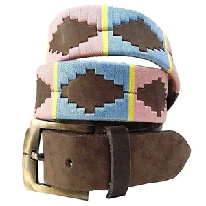 เข็มขัดโปโลปักลายสำหรับคนหนุ่มสาวเข็มขัดหนังวัวแท้ลายนูนแฟชั่นลำลองออกแบบได้ตามต้องการ - Product Image 2