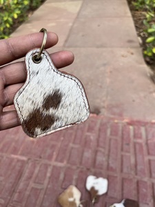 2024 Tốt Nhất Bất Chính Hãng Da Thông Minh Keychain Handmade Key Tùy Chỉnh Bán Buôn Sang Trọng Cổ Điển Màu Nâu Da Đẹp Keychain - Product Image 2