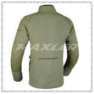 <b>Motorcycle</b> <b>Touring</b> Jacket Men's 3/4 Waterproof CE Approved Reflective Air Vents Jacket for Summer and All Season Riding - Product Image 2