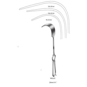 Rétracteur abdominal Mikulicz | Spatule chirurgicale | Rétracteur Mikulicz en acier inoxydable pour chirurgie générale et abdominale - Product Image 4
