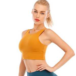Cross Beauty Back Active Gym Yoga Wear Sujetador deportivo Top High Support Fitness Mujeres Gym Fitness Bras - Product Image 4