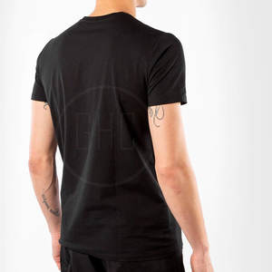 Camiseta de compresión de algodón de verano personalizada para hombre para gimnasio Fitness deportes Casual Tops ropa - Product Image 6