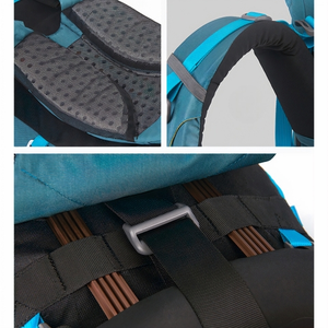 Sac à dos de voyage réfléchissant personnalisé de grande taille, nouveau design, en maille souple, antivol, imperméable, en polyester, sacs de randonnée à la mode - Product Image 5