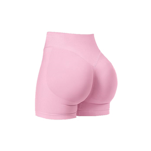 2025 Short de sport personnalisé à la mode Sports Fitness Workout Yoga Couleur unie et sublimé Plus Size en Spandex/Nylon - Product Image 3