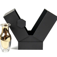 Caja de Regalo Cosmética Magnética con Forma de Trapezoide, Personalizada OEM, Hecha a Mano, Impresión de Logotipo, Embalaje de Papel Rígido, Recubrimiento UV, para Perfume