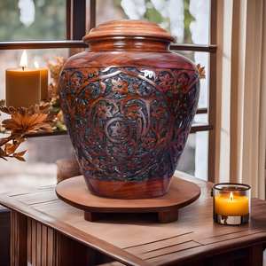 Urna Grande de Madera para Cenizas Humanas Para Mascotas Adulto Personalizada para Entierro para Cenizas Urna - Product Image 3