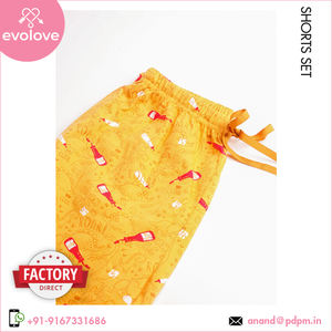 ชุดนอนผ้าฝ้าย100% สำหรับผู้หญิงชุดนอนสองชิ้นแขนสามส่วนสีฟ้าทนทานชุดเสื้อเจอร์ซีย์สำหรับผู้หญิงไซส์ XL ใส่อยู่บ้านฤดูใบไม้ผลิ - Product Image 5